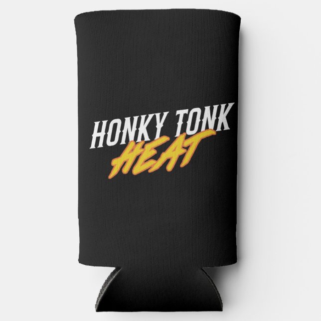 Enfriador De Latas Slim Honky Tonk Hater Can Cooler (Anverso)