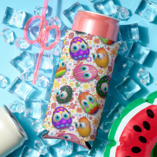 Enfriador De Latas Slim Huevos de Pascua de dibujos animados lindos y dive