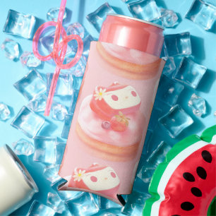 Enfriador De Latas Slim Ilustracion Strawberry Tart