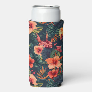 Enfriador De Latas Slim Impresión hawaiana
