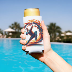 Enfriador De Latas Slim Inferno Spin - Enciende el espíritu de la Breakdan