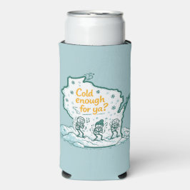 Enfriador De Latas Slim Invierno en Wisconsin - ¿Está lo suficientemente f