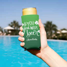 Enfriador De Latas Slim Irlandés eres degradado de cerveza en el Día de Sa