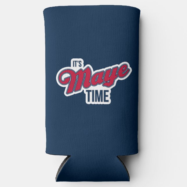 Enfriador De Latas Slim It’s Maye Time | Game Day Fan Gear (Anverso)