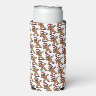 Enfriador De Latas Slim Koozie de Navidad