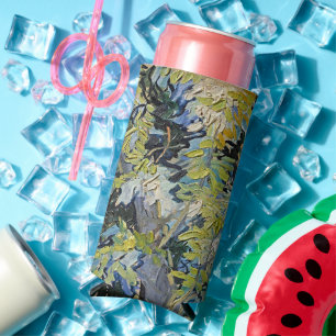 Enfriador De Latas Slim Las florecientes ramas de acacia de Van Gogh
