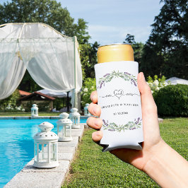 Enfriador De Latas Slim Lavender eucalyptus greenerenery mr boda del coraz