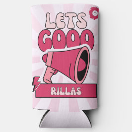 Enfriador De Latas Slim Lets rosados van Rillas