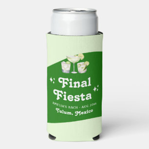 Enfriador De Latas Slim Lima Verde Fiesta Final de Citricos Despedida de S