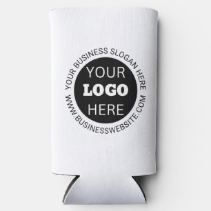 Enfriador De Latas Slim Logo de Round Business