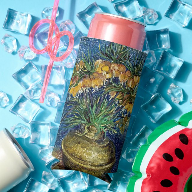Enfriador De Latas Slim Los fritilleros imperiales de Vincent van Gogh (Verano in situ)