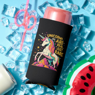 Enfriador De Latas Slim Los unicornios son reales solo que raros