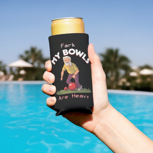 Enfriador De Latas Slim Luchas rodantes: ¡Fark, mis boles de césped son pe (Piscina in situ)