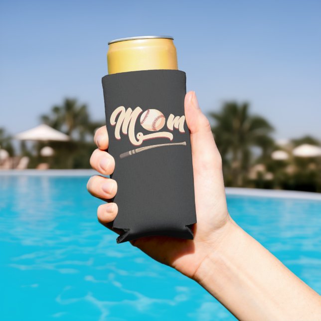 Enfriador De Latas Slim Madre del béisbol (Piscina in situ)