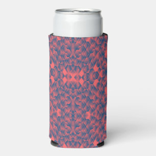 Enfriador De Latas Slim Manga abstracta con un vibrante patrón geométrico