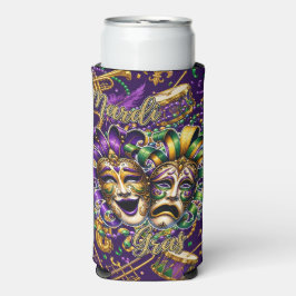 Enfriador De Latas Slim Mardigras