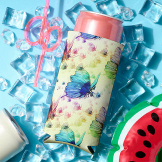 Enfriador De Latas Slim Mariposas acuáticas acogedoras