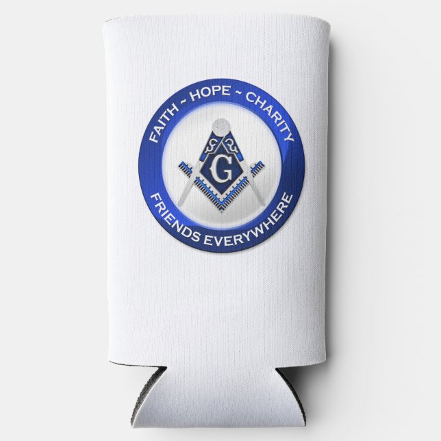Enfriador De Latas Slim Masonic Cooler (Anverso)
