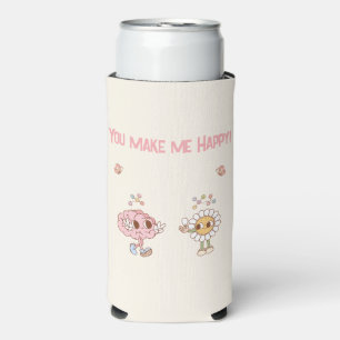 Enfriador De Latas Slim ¡Me Haces Feliz! Químicos Felices