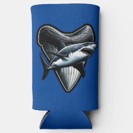 Enfriador De Latas Slim Megalodon Tooth