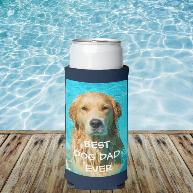 Enfriador De Latas Slim Mejor foto de papá perro (Subido por el creador)