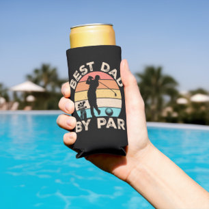 Enfriador De Latas Slim Mejor Papá Por Par de Golf