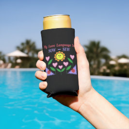 Enfriador De Latas Slim Mi Lenguaje De Amor Se Muestra - Sew