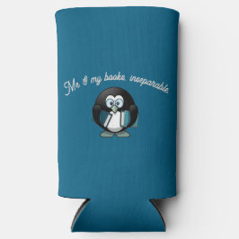 Enfriador De Latas Slim Mis libros son inseparables