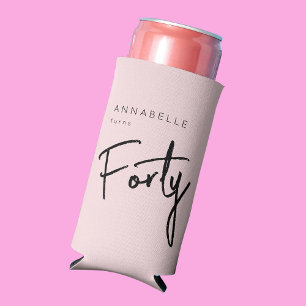 Enfriador De Latas Slim Moderno 40° 40° cumpleaños