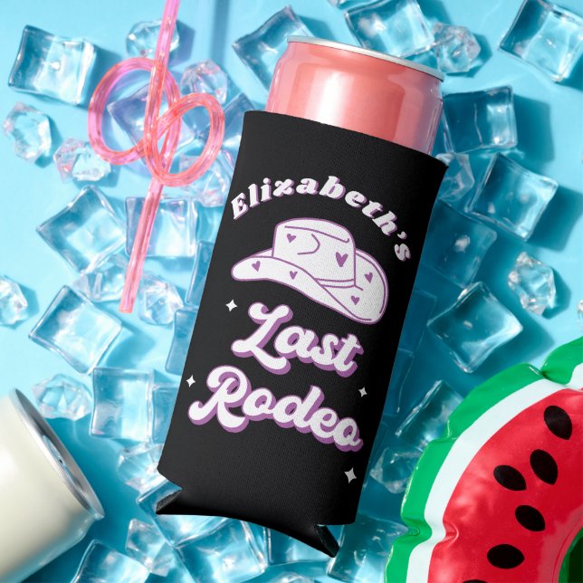Enfriador De Latas Slim Nashville Bachelorette Último Rodeo (Verano in situ)