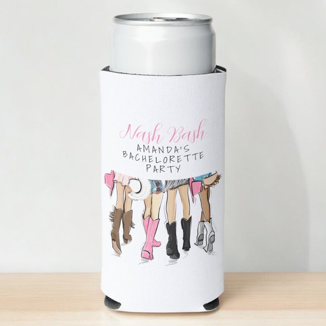 Enfriador De Latas Slim Nashville Nash Bash Bachelorette Fashion personali (Subido por el creador)