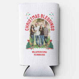 Enfriador De Latas Slim NAVIDADES BENDICIONES FAMILIARES REUNIÓN Grupo de