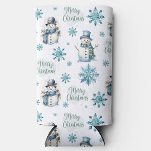 Enfriador De Latas Slim Navidades Snowman