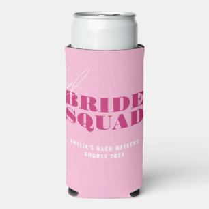 Enfriador De Latas Slim Negrita bachillerato rosa