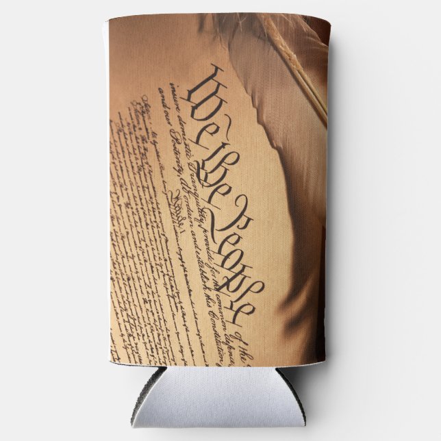 Enfriador De Latas Slim Nosotros, la gente, viajamos en masa (Anverso)