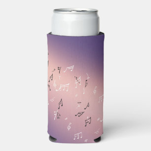 Enfriador De Latas Slim Notas musicales a la luz de la luna