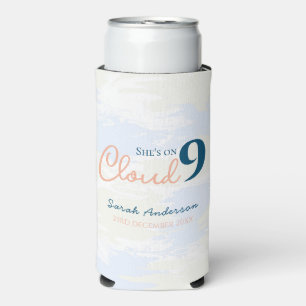 Enfriador De Latas Slim Nube Nueve Despedida de Soltera Moderna