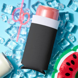 Enfriador De Latas Slim Nuevo Personalizado una foto en blanco y negro de