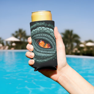 Enfriador De Latas Slim Ojo de reptil depredador primitivo