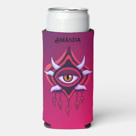 Enfriador De Latas Slim Ojo Demonio de Vaporware - Gótico colorido