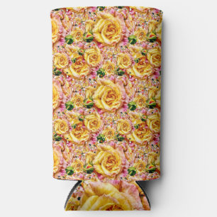 Enfriador De Latas Slim Opulencia Rosa Dorada Groovy: