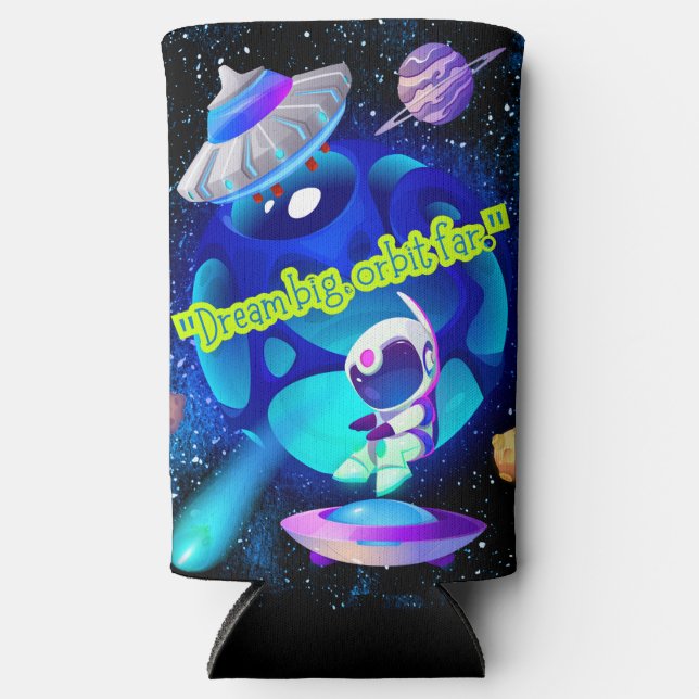 ENFRIADOR DE LATAS SLIM ORBITO DE SOÑO LEJOS (Anverso)