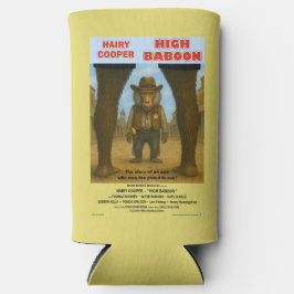 Enfriador De Latas Slim Parodia de película de babuino alto