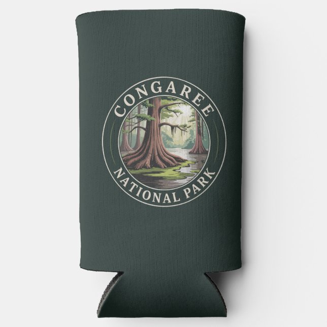 Enfriador De Latas Slim Parque nacional Congaree (Anverso)