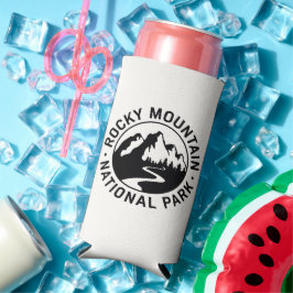 Enfriador De Latas Slim Parque nacional de las Montañas Rocosas Emblem