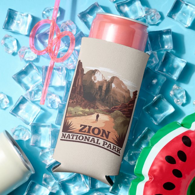 Enfriador De Latas Slim Parque nacional de Zion (Verano in situ)