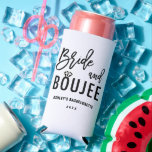 Enfriador De Latas Slim Partido de la Buena Voluntad de la Brida y Boujee<br><div class="desc">Refrigerador de bebidas del partido Bride y Boujee Bachelorette</div>