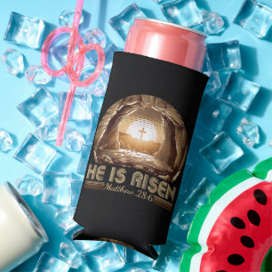 Enfriador De Latas Slim Pascua Cristiana Él ha Resucitado Jesús