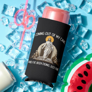Enfriador De Latas Slim Pascua saliendo de mi cueva Jesús