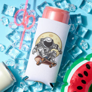 Enfriador De Latas Slim Patinador Astronauta